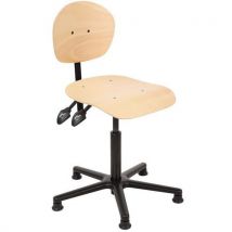 Chaise Robusto Bas Patins Bois H 50 A 70c M