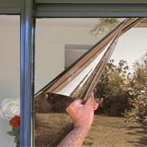 Film Solaire Repositionnable Argent/bronze 120cm - Luminis