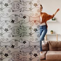 Film Repositionnable À Motifs Baroques 60cm - Luminis