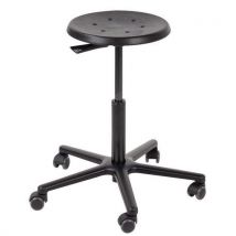 Tabouret Master Bas Roulettes Polyurethane H 50 A 70 Cm