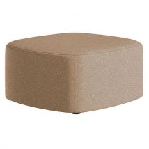 Grand Pouf Abbey Tissu Beige