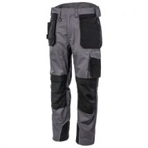 Pantalon De Travail Expert 360° Coloris Gris-noir Taille 38 - Homme