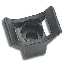 Degometal - Supports de collier DL-55 - Lot de 100 - Polyamide Noir - Serrage Ø 8mm