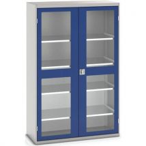 Bott 1 Armoire Verso Portes Transparentes Avec 4 Tablettes 1300x550x2000_bott