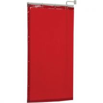 Volet 80 Cm Gris Ral 7035 & Orange-ce Rideau Omnium