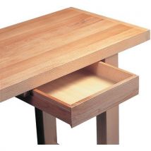 Tiroir Bois Haut. 110 Mm Verni + Coulisses