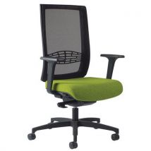 Fauteuil Kio Md Résille Noir Acc. Rég. Assise Vert