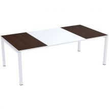 Table De Réunion Easydesk 220x114cm Plateau Wenge