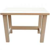 Table De Travail Hêtre Massif Étuvé Verni Long 1500mm