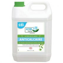 Action Verte Gel Nettoyant Anti-calcaire Ecocert 5l - Lot De 4 Bidons