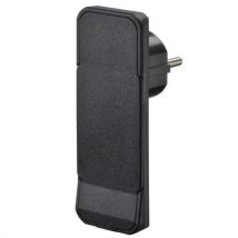 Prise Électrique Et T Plate - Noir