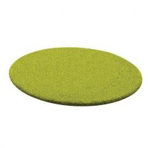 Plateau Table En Caoutchouc Granulé - Jaune Fluo
