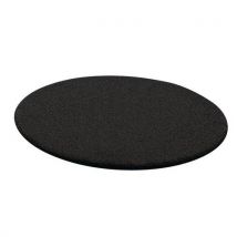 Plateau Table En Caoutchouc Granulé - Gris Anthracite