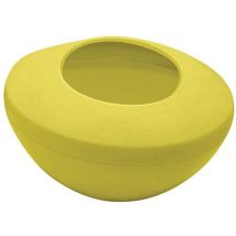 Manga Street - Assise Scoopi Banquette Jaune Clair - Polyéthylène - 73x35x40cm - Mobilier Urbain Durable