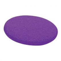 Lot de 2 - Boutons En Caoutchouc Granulé - Violet Foncé