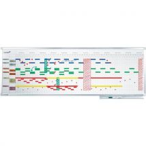 Professional Planning Annuel 12 Mois 50x150cm Émail