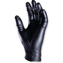 Gants Euro-one 5930 Nitrile Noir Non-poudré Aql1.5 - 9