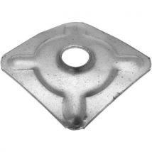 Plaquette Galvanisée Seule - D 8.5 Mm