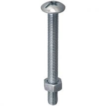 Boulon Poêlier À Tête Ronde Pozidriv - 8x2 - Boîte De 100