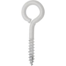 Piton Plastique À Vis À Bois - 6x40 Mm - Boîte De 50