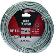 Câble Aviation En Acier Galvanisé - Ø4 Mm - 15 M