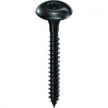 Vis Penture Noir Tête Large Bombée Torx - 6x30-boîte De 200