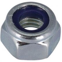 Écrou Frein En Acier Zingué - D 4 Mm - Boîte De 200