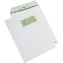 Pochette Recyclée Avec Fenêtre Extra Blanc 229 X 324 Mm