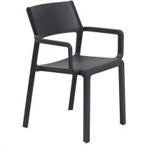 Fauteuil Polypropylène Trill Anthracite