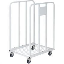 Roll-container Blanc 2 Côtés 530x630 - Km53631002w