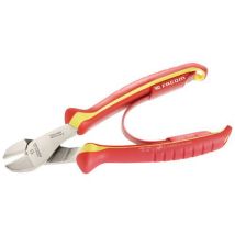 Facom - Pinces coupantes diagonales 180mm isolées 1000V - Coupe latérale - Outillage professionnel