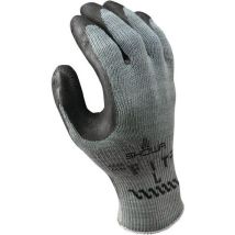 Showa - Gants 310B Taille M - Latex Paume Coton Polyester - Protection Humide Détergents Alcools - Réutilisable