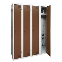 Armoire Séchante Industrie Propre - 4 Colonnes - À Clé