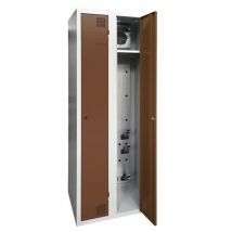 Armoire Séchante Industrie Propre - 2 Colonnes - À Clé