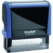 Tampon 6 Lignes Printy 4915 - Bleu - Encre Noire - Trodat