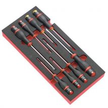 Facom - Module Tournevis PROTWIST Mousse - 10 Pièces PH0-PH3 PZ1-PZ2 - Rangement Servante
