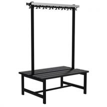 Banc Double Gardelux L Ht:115 Cm Nb Patère:16