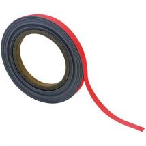 Bande Magnétique Effaçable 10 Mm X 10 M Rouge - Manutan