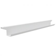 Goulotte Métal Pour Bureaux Individuels - 110 Cm - Blanc