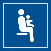 Picto Siège Prio Enfant Bas Âge Pvc Blanc/bleu 250x250