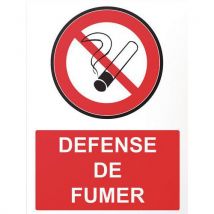 Panneau Rectangulaire Défense De Fumer Pvc