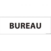 Signalisation D'information Bureau 210x75mm Vinyle Blanc