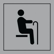 Picto Siège Pour Personnes Âgées Gravoply Noir/gris 250x250
