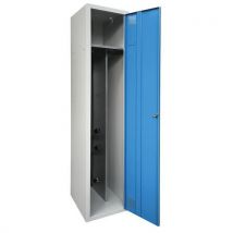 Armoire Industrie Salissante 1 Colonne Moraillon Bleu