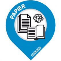 Stickers Tri - Papier - Bleu Ciel (x50)