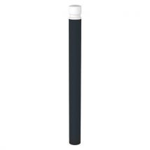 Potelet Alto Tête Gorge Ø 90 Mm -anthracite 7016/blanc