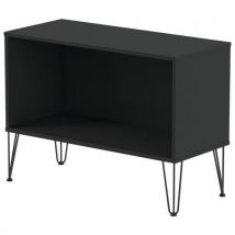 Rangement Bas Java Largeur 120 Cm Ouvert Noir