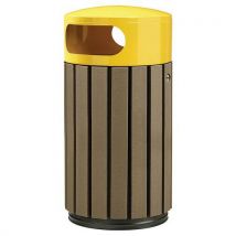 Poubelle Zeno Etik 40 L Marron/jaune Colza 1021