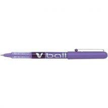 Pilot - Stylo roller V Ball VB 5 - Violet - Pointe fine 0.5mm - Encre gel
