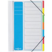 Trieur Deskorganizer Lucy Colors 7 Compart. Transparent